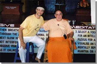 Yogi Marcos and Swami Mahadevanada CEO Sivananda Kerala