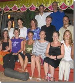 Yogi Marcos with Liz Lark TT in Goa, India